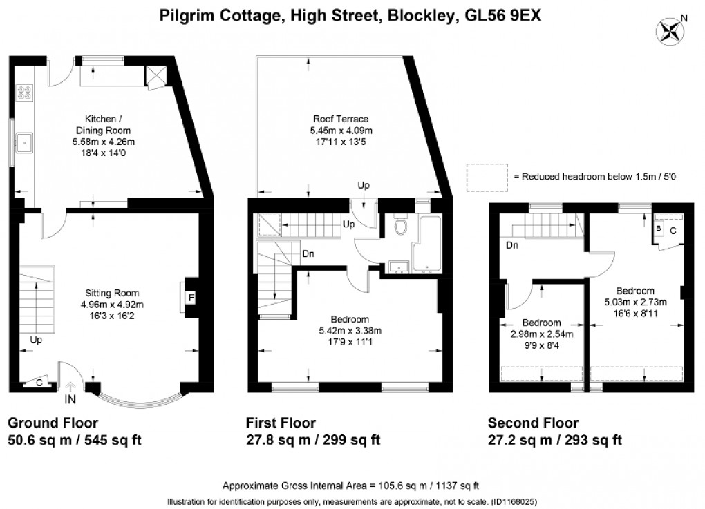 Floorplan for High Street, Blockley, Moreton-in-Marsh, Gloucestershire. GL56 9EX