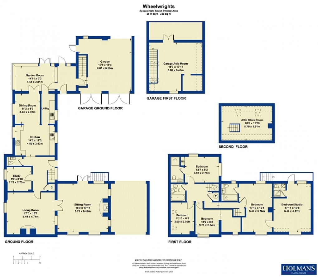 Floorplan for Upper Brailes, Banbury, Oxfordshire. OX15 5AX
